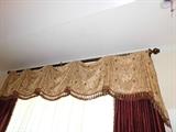 Top of drapes