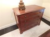 Sligh Cherry wood credenza and filing cabinet