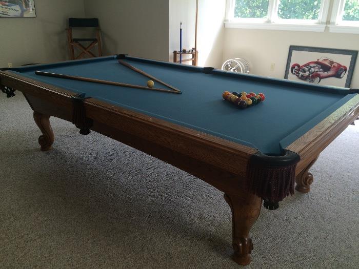 Olhausen slate top pool table