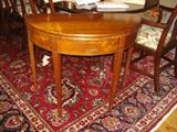 American, inlayed card table, Virginia orgin