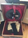 antique top hat and gloves