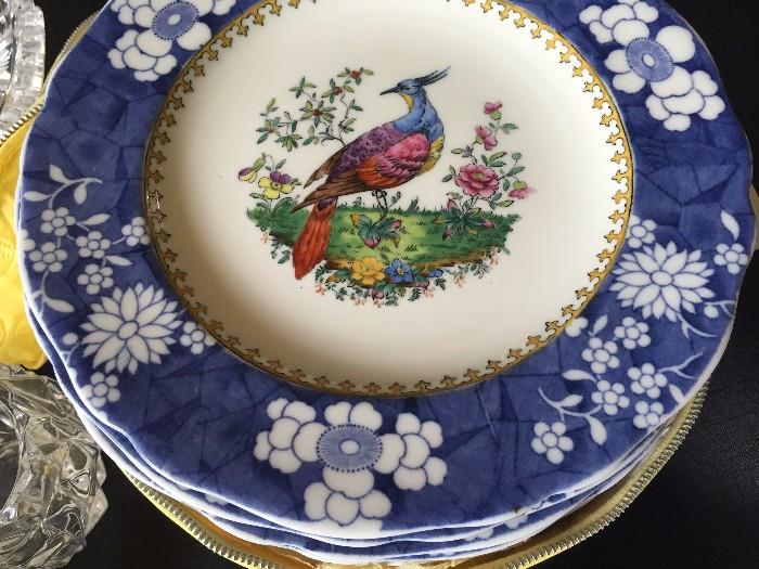Early Spode plates