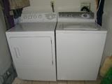 GE Profile Washer newer GE Gas Dryer Not Pictured Refrigerator Chest Freezer