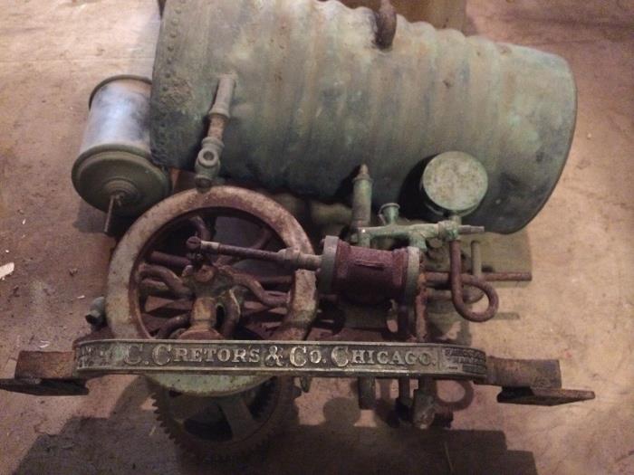 Very rare hard to find let alone come by C Cretors & CO popcorn engine.
