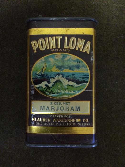 Rare Point Loma Spice Tin 
