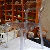 Bontiempo Aria Acrylic Chair (Casa Furniture) - has minor crack