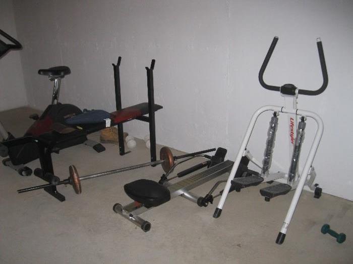 Weight exercise equipment - $50 for everything