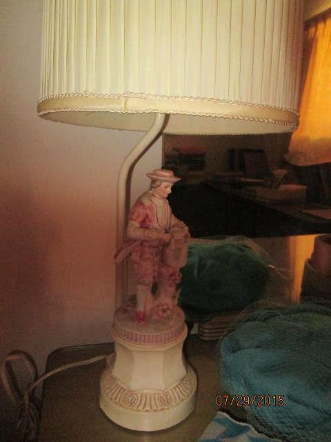 Pair of figural table lamps