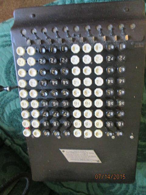 Vintage comptometer