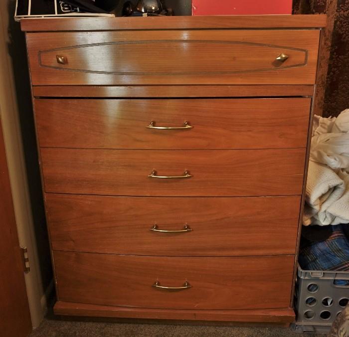 Vintage chest of drawers with matching dresser