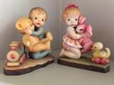 Anri   Made in Italy   Numbered: Boy:304/4000 and Girl 147/4000
