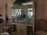 Lighted display cabinet,  beautiful condition