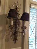 PAIROF ELECTRIFIED SCONCES