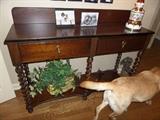 BOMBAY W/BARLEY TWIST STAND(LILY IS NOT FOR SALE)