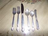 12-6PC PLACE SETTINGS OF GEORG JENSON ACANTHUS