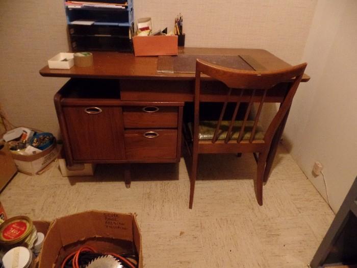 MCM desk and chair