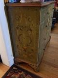 Hall chest hand painted.