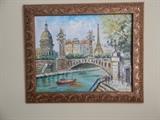 Painting of Paris.