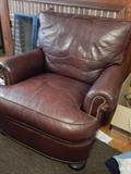 Leather chair matches two sofa's and a ottoman.Purchased at Gladhill furniture on Rockville Pike. Made by Classic Leathers and all pieces are in great condition!