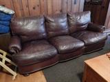 Second leather three cushion sofa. Again, purchased from Gladhill Furniture and made by Classic Leathers.
