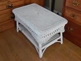 Vintage Wicker coffee table.