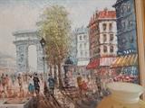 Original art, Arc de Triumph in Paris.
