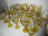 Vintage tiffany?  stemware crystal