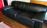 LEATHER, SOFA BED COUCH