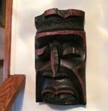 LARGE, CARVED AFRICAN MASK