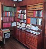 BOOKS, ROSEWOOD, FREE STANDING BOOK CASES AND CABINETS
