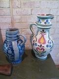 PAIR OF LARGE URNS 