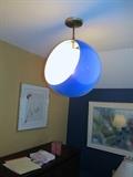 ITALIAN, MID CENTURY ,GLOBE, LIGHT FIXTURE