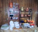 COPPER, POTTERY BARN WILLIAM SONOMA, ENGLISH SERVING ACCESSORIES