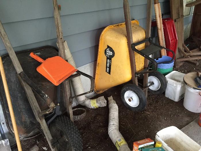 tools and yard supplies