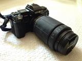 Minolta camera with Tamron macro zoom lens