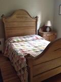 Antique oak bedroom set