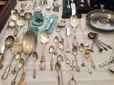 Sterling flatware, serving pieces