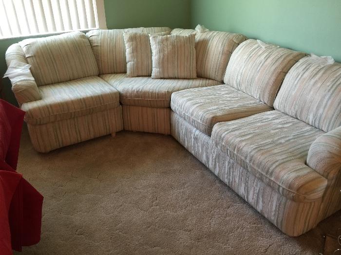 Small sectional...great for small spaces