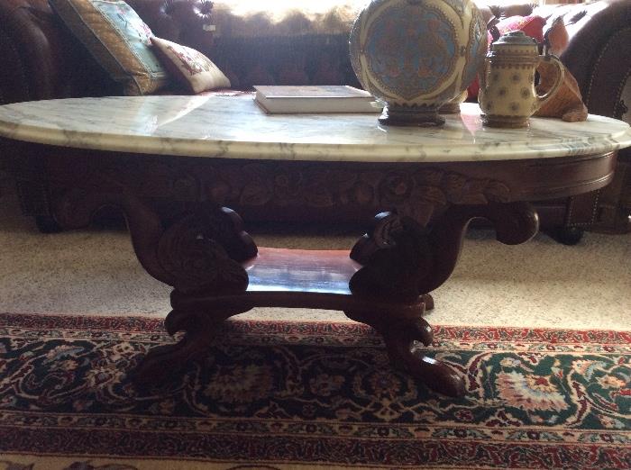 Replica marble top table
