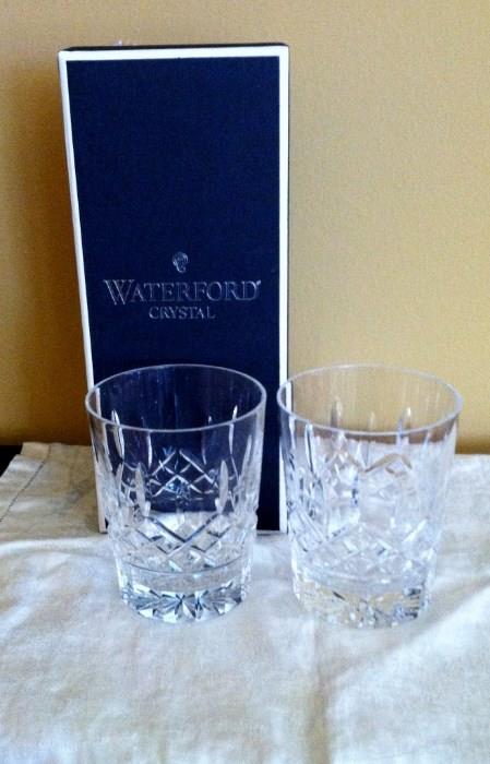 pr Waterford Lismore tumblers (new in box)