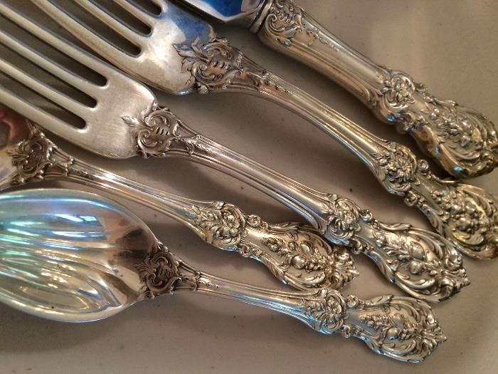 Sterling flatware Reed & Barton Francis 1st service for 22