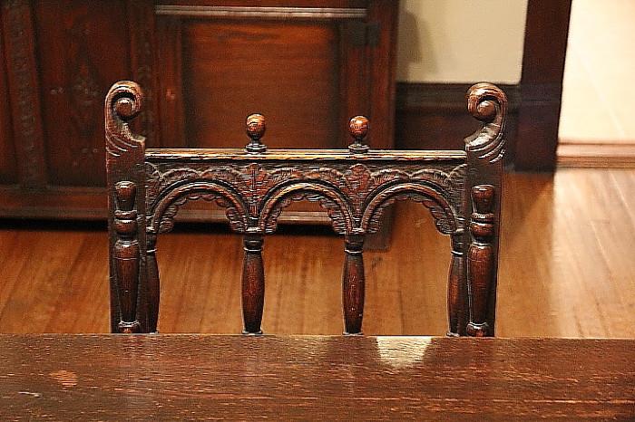 lovely Jacobean style dining room furniture