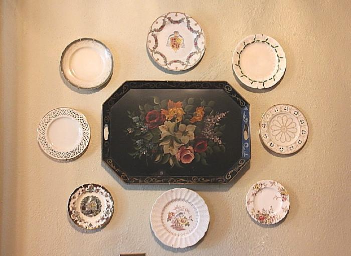 lots of lovely antique china in the house
