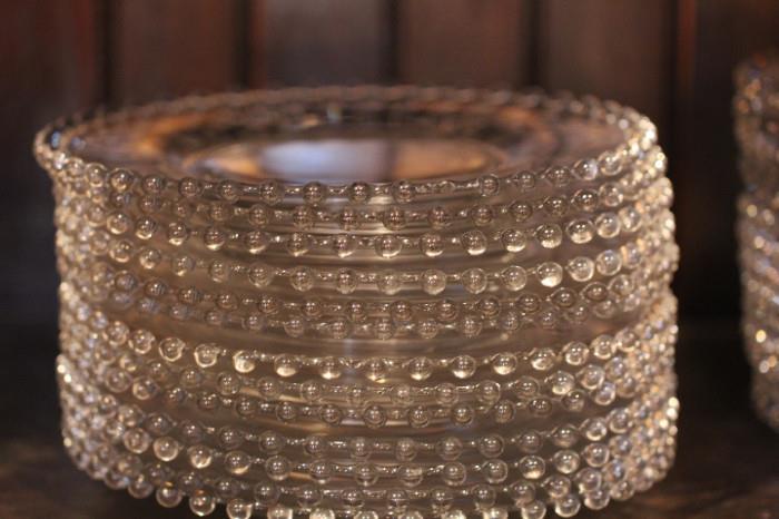 we have literally HUNDREDS of plates in Imperial Candlewick - perfect for a wedding reception or for a catering business