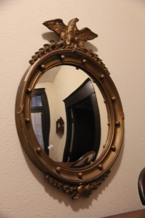 mirror with eagle finial
