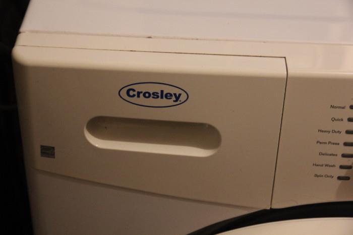 Crosley front loading washing machine