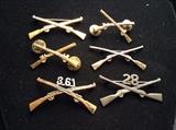 World War infantry pins