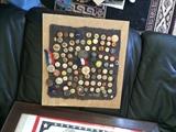 Vintage cycling buttons and others