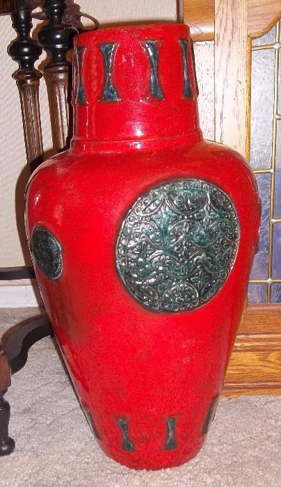 West German Urn Floor vase
