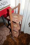 Vintage wood folding stand